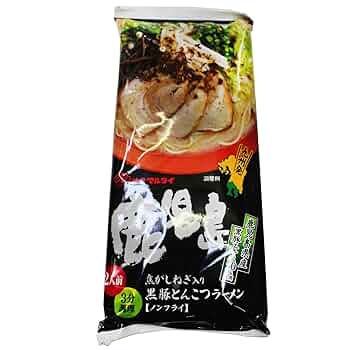 Amazon.co.jp: マルタイ 鹿児島黒豚とんこつラーメン 185g